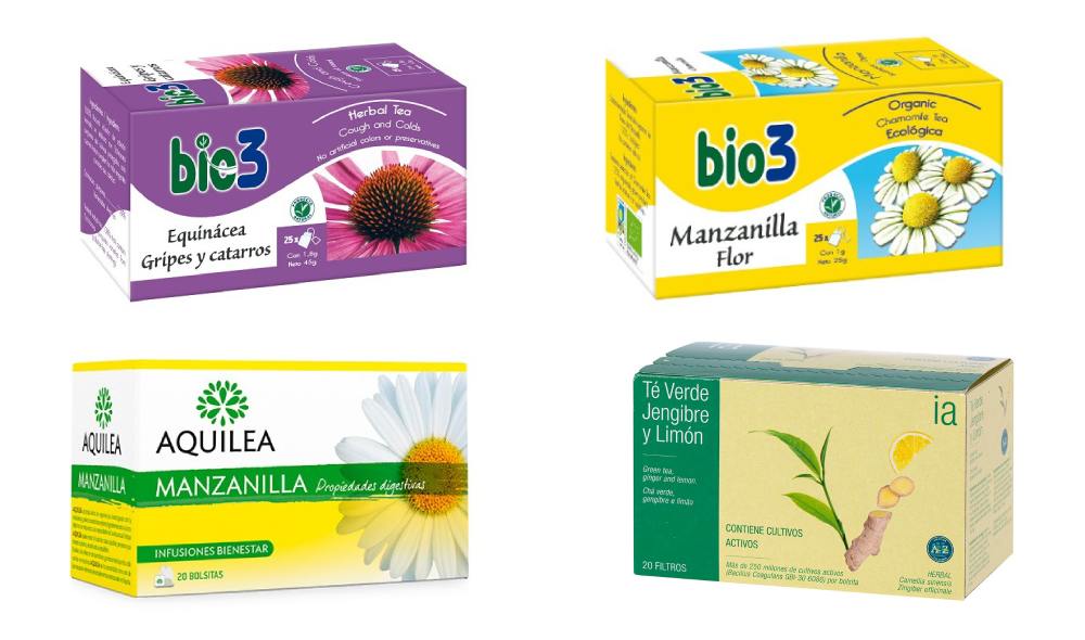 infusiones bajar fiebre