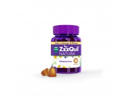 Zzzquil NATURA gummies plátano y mango de melatonina 1mg y valeriana 
30u.