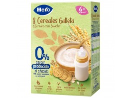 Hero Baby papilla 8 cereales con galleta 340g