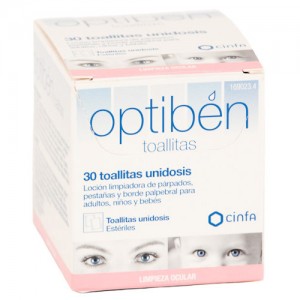 Toallitas higiénicas oculares optiben 30 toallitas — Farmacia Castellanos