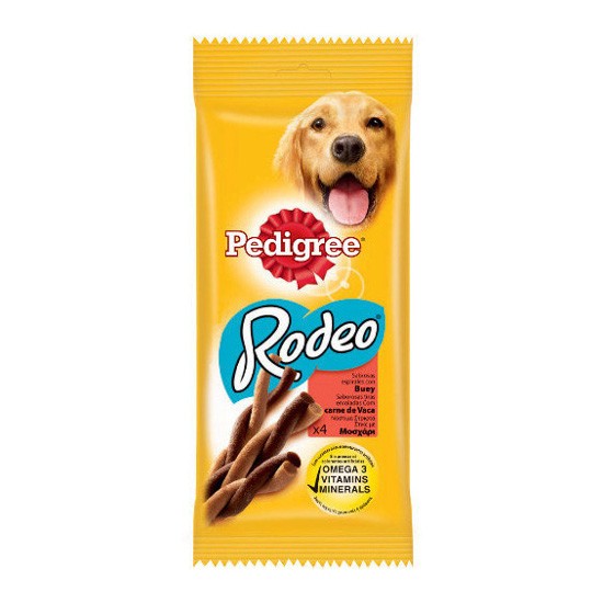 Pedigree rodeo buey tiras (7u/122g) (x12