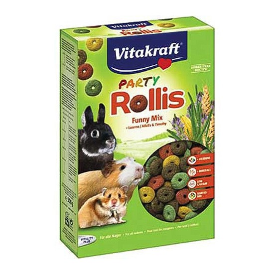 Vitakraft Rollis party roedores 500g