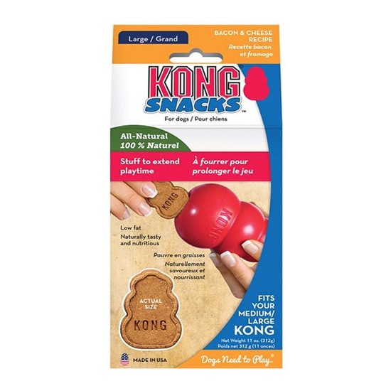 Kong Snacks Bacon & Cheese para perros L-XL