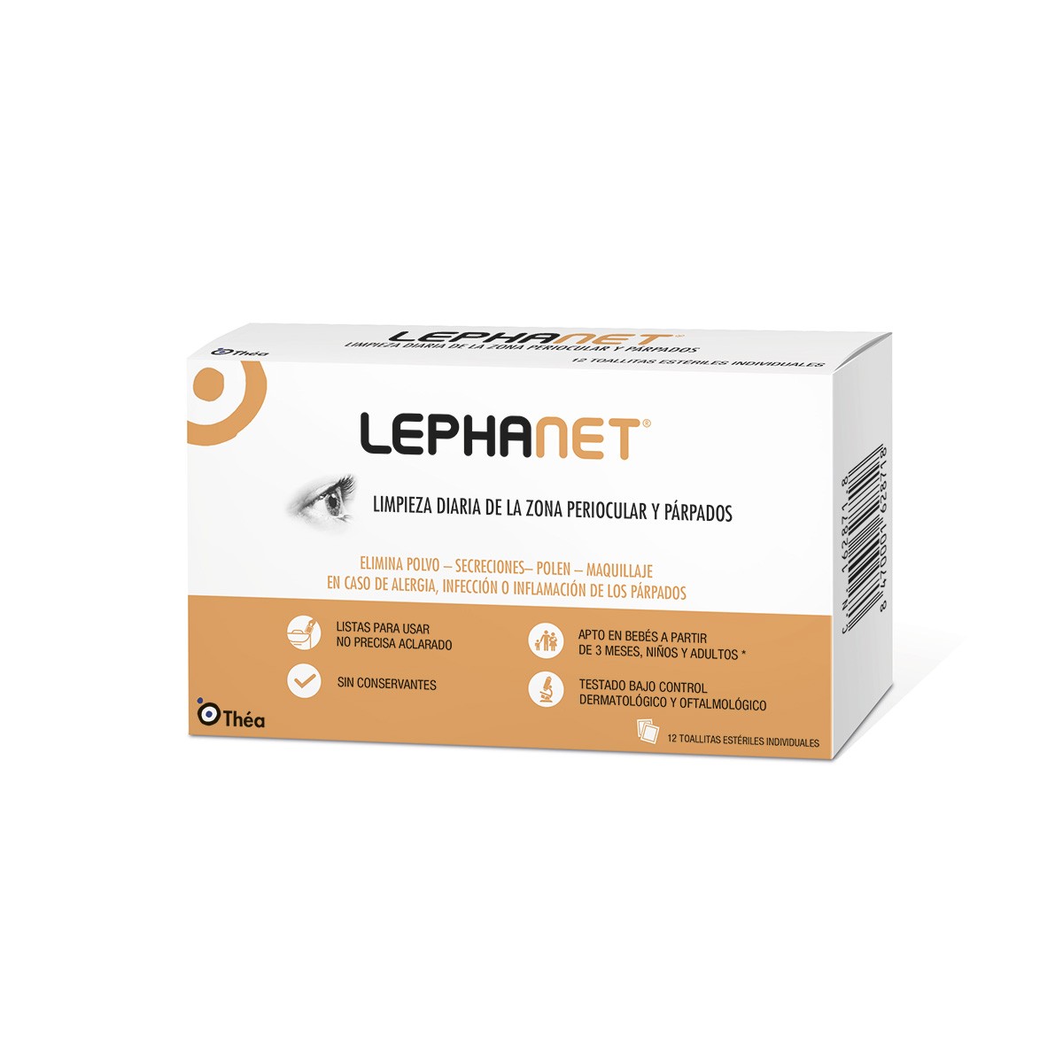 LEPHANET 12 TOALLITAS LIMPIADORAS OJOS Farmacia y Parafarmacia Online