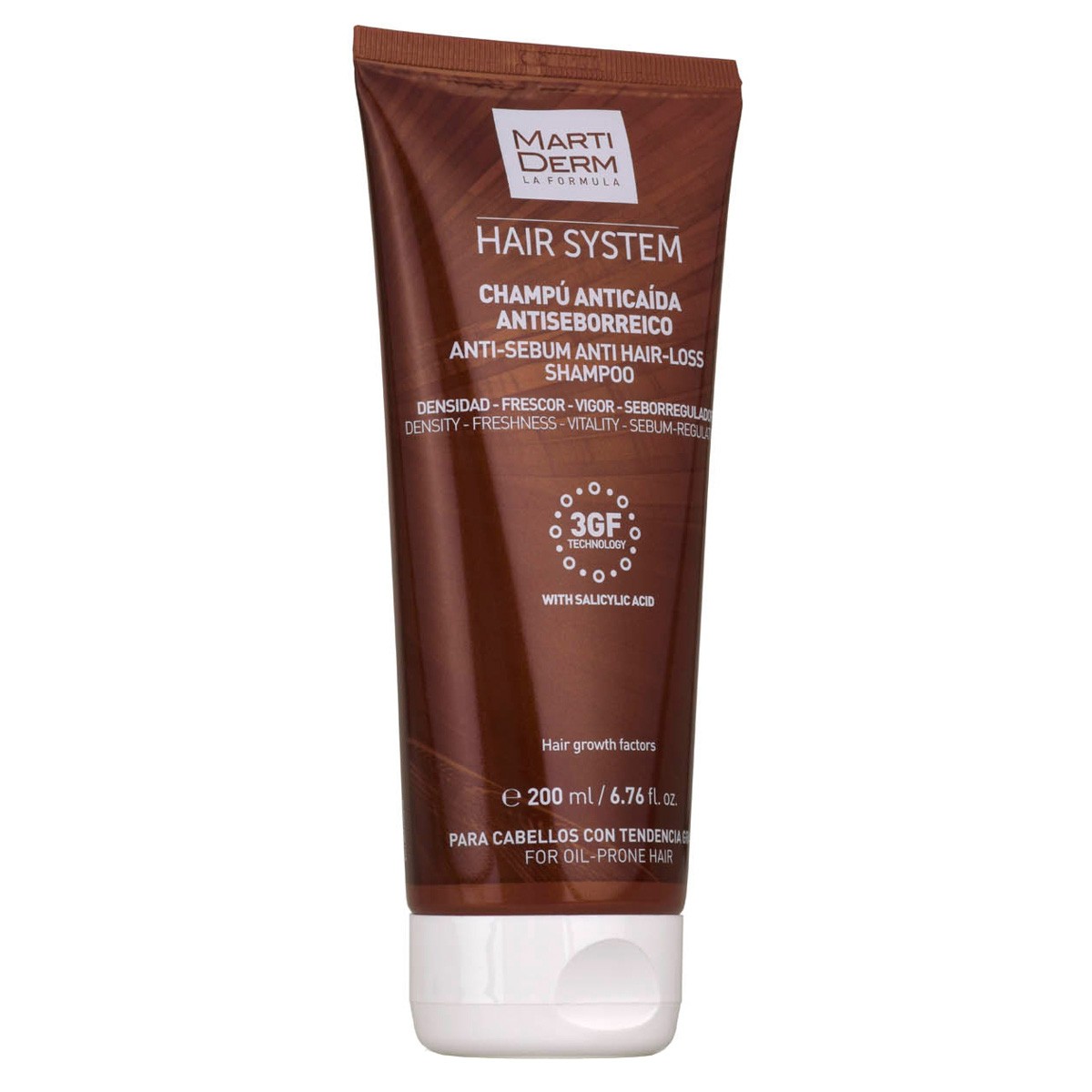 MartiDerm Hair System Champú Anticaída Antiseborreico  200 ml