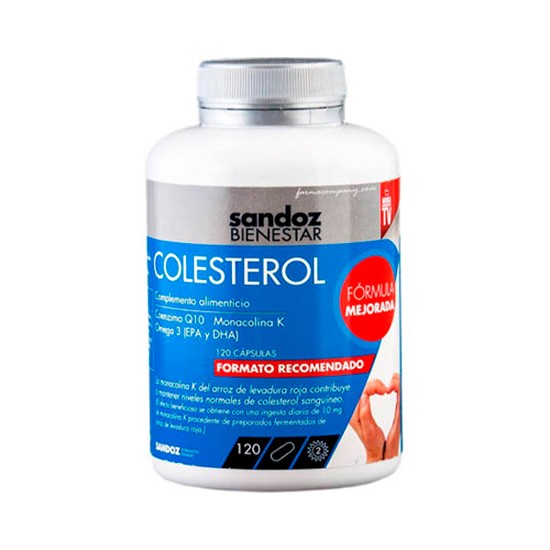 Sandoz Bienestar Colesterol bote 120 cápsulas