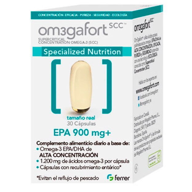 Omegafort epa 900mg + 60 cápsulas