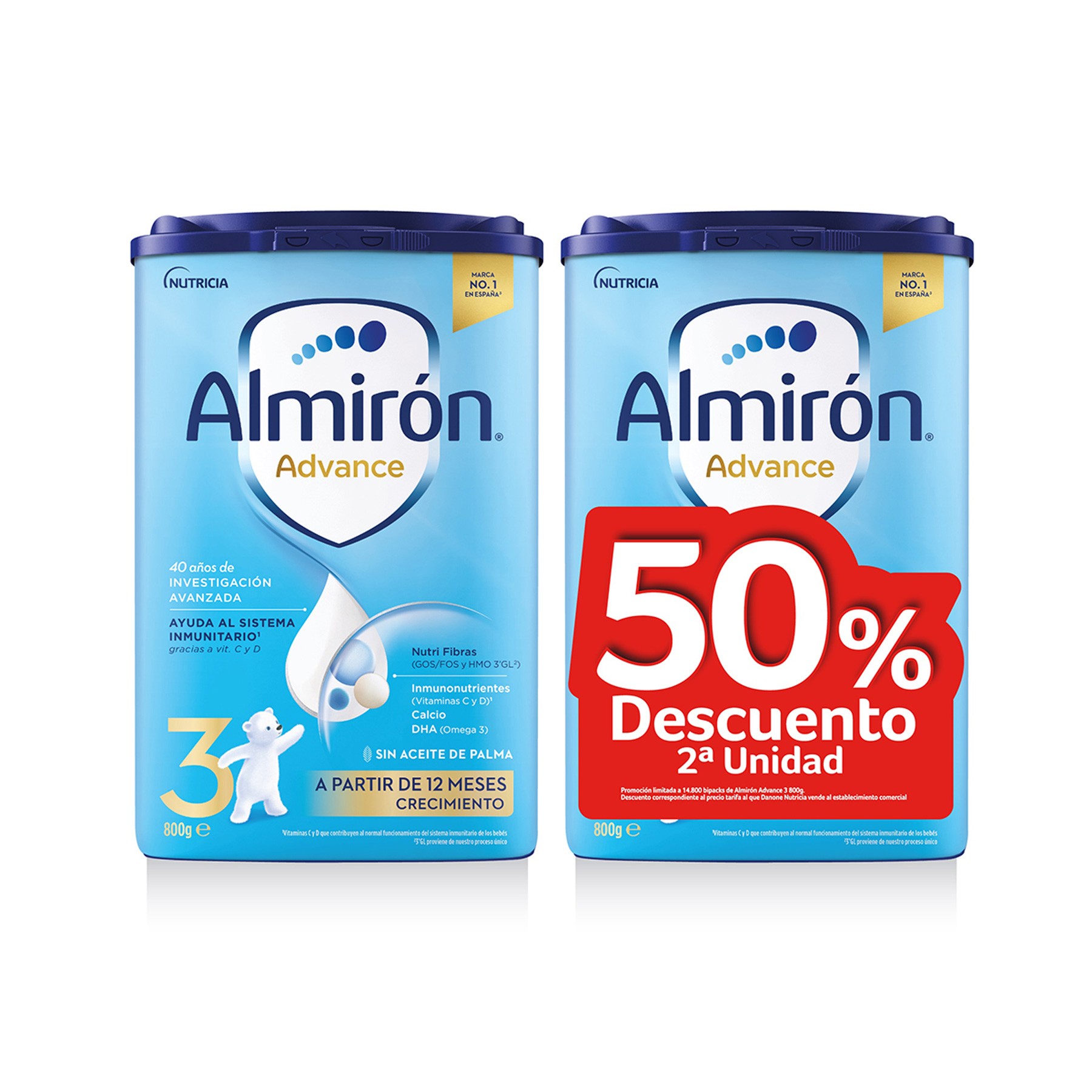 Almiron advance 3 800gr, 2ª 50% Farmacia y Parafarmacia Online