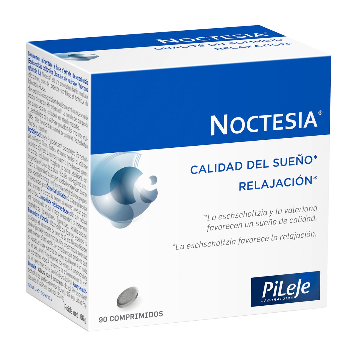 Pileje Complemento alimenticio Noctesia 30 comprimidos