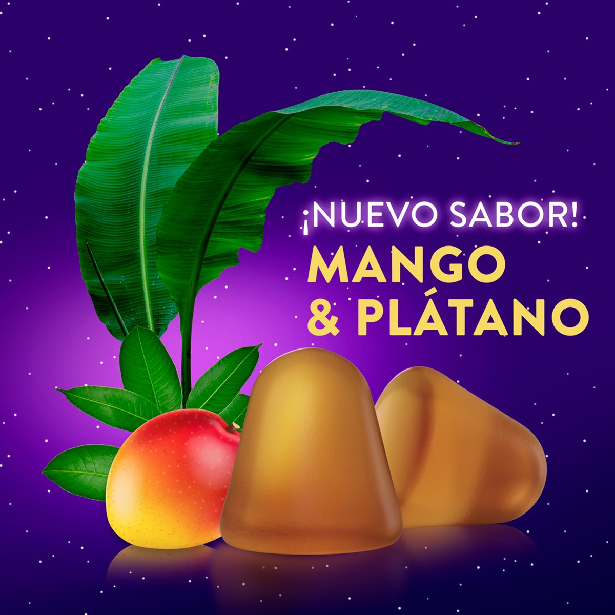 Zzzquil NATURA gummies plátano y mango de melatonina 1mg y valeriana 
30u.