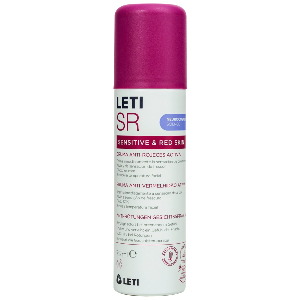 Leti SR bruma antirojeces activa 75ml