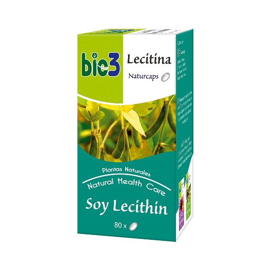 Bie3 lecitina de soja 500mg 80 cápsulas